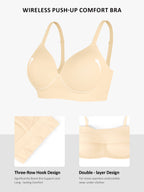 Sujetador push-up sin costuras MyCurve + camiseta moldeadora