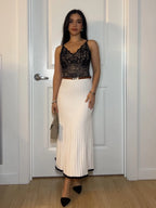 Body de cuerpo entero con escote en V y encaje MyCurve