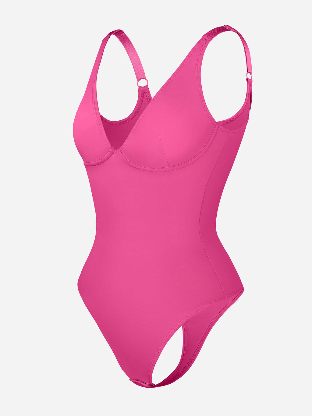 MyCurve Deep V Neck Tummy Control Shapewear Bodysuit