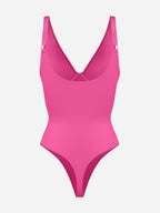 MyCurve Deep V Neck Tummy Control Shapewear Bodysuit