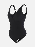 MyCurve Deep V Neck Tummy Control Shapewear Bodysuit
