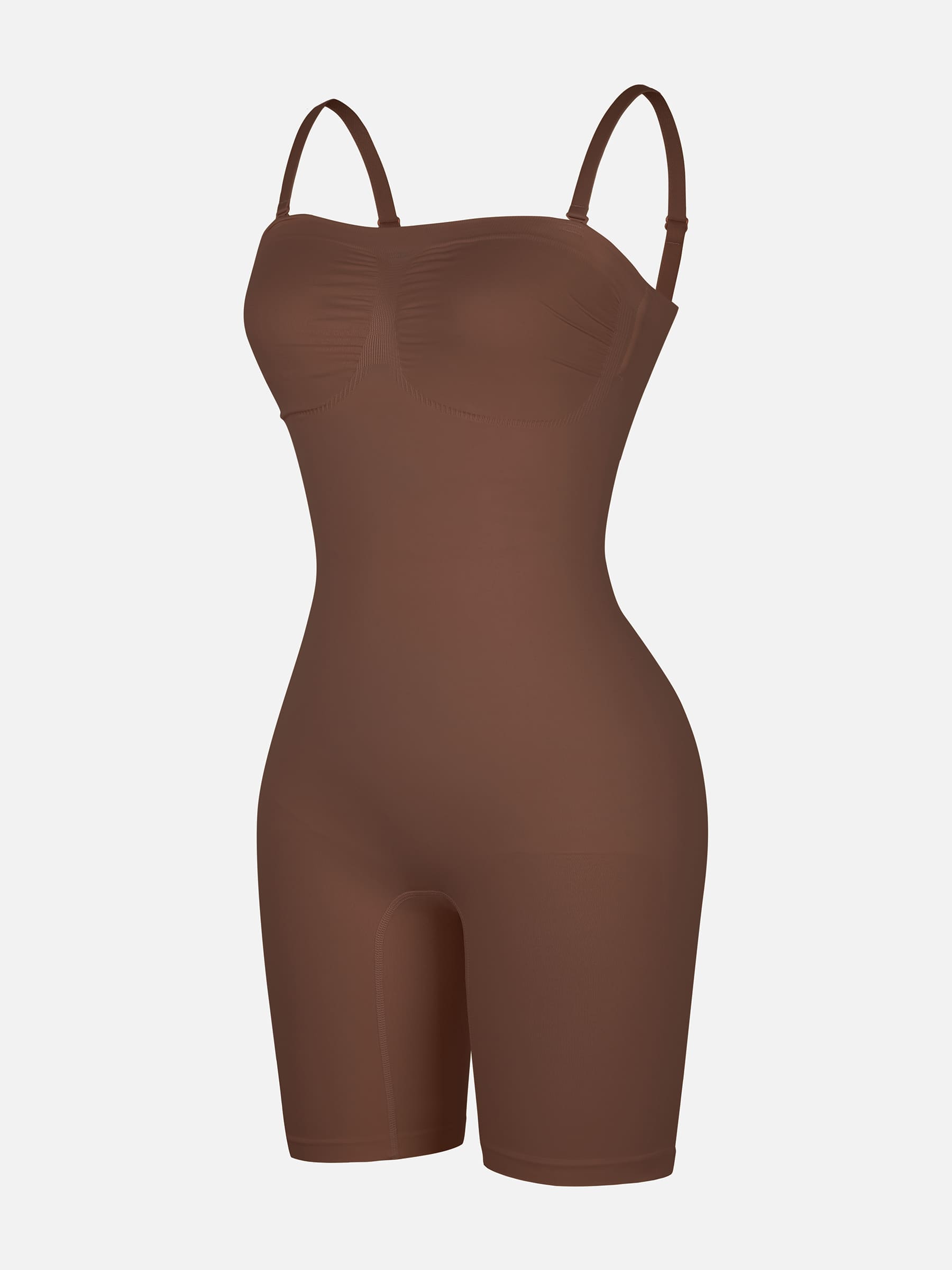 MyCurve Strapless Seamless Bodysuit with Removable Straps