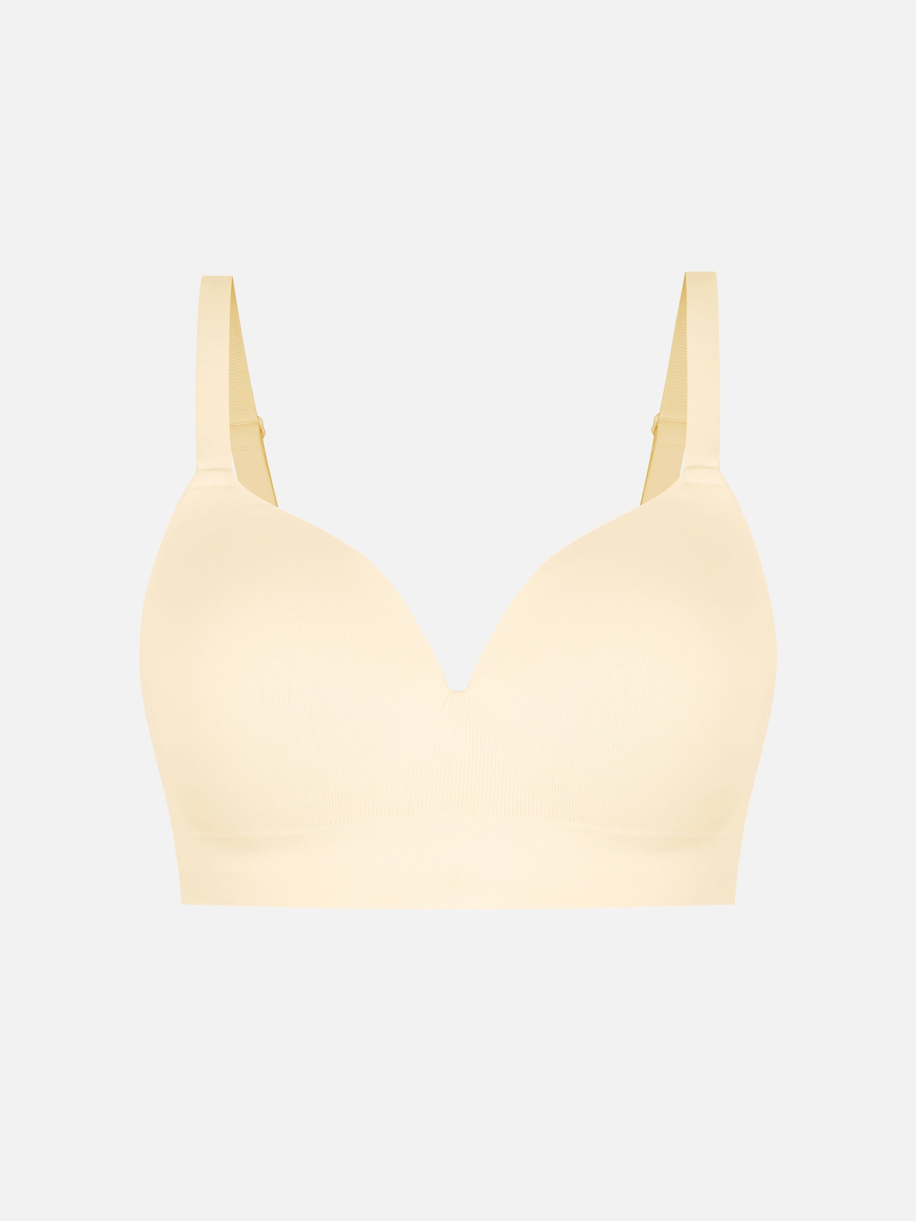 Sujetador MyCurve con tirantes anchos sin aros + sujetador push-up sin costuras