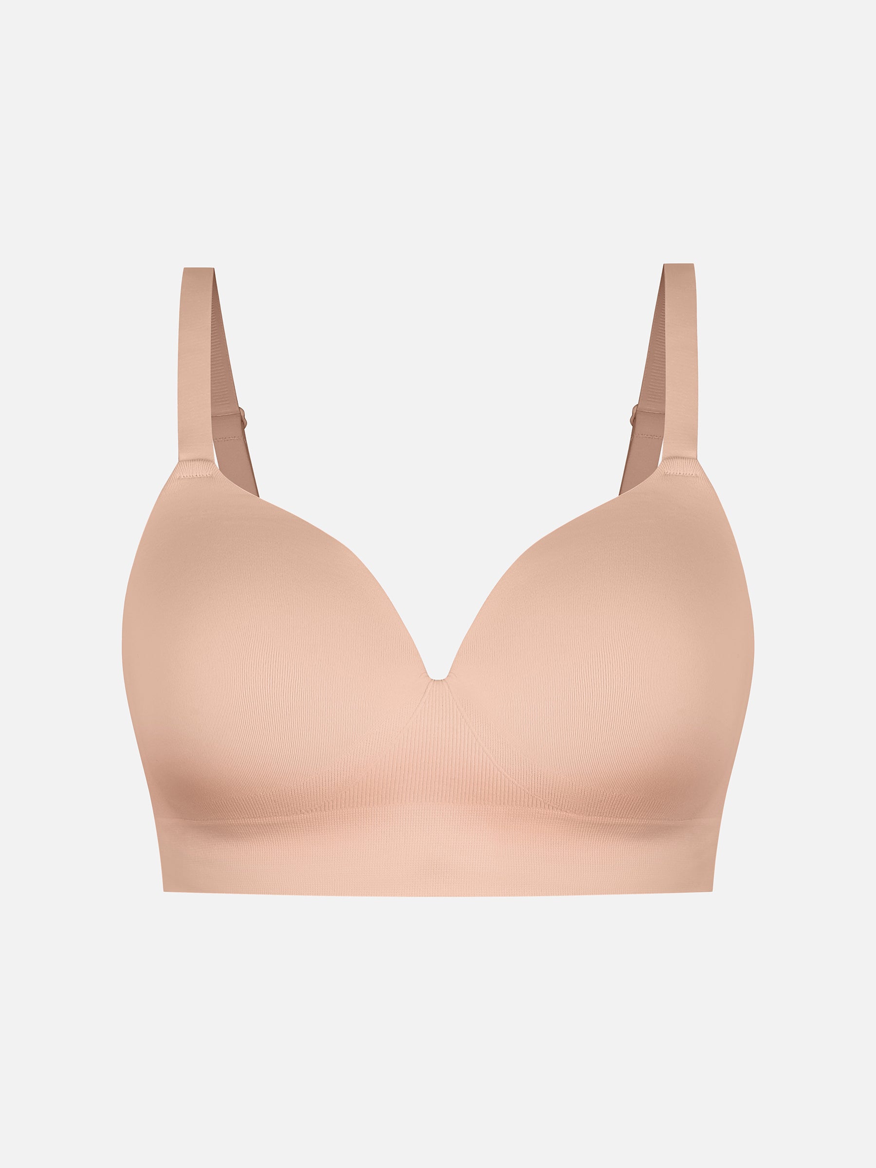Sujetador MyCurve con tirantes anchos sin aros + sujetador push-up sin costuras