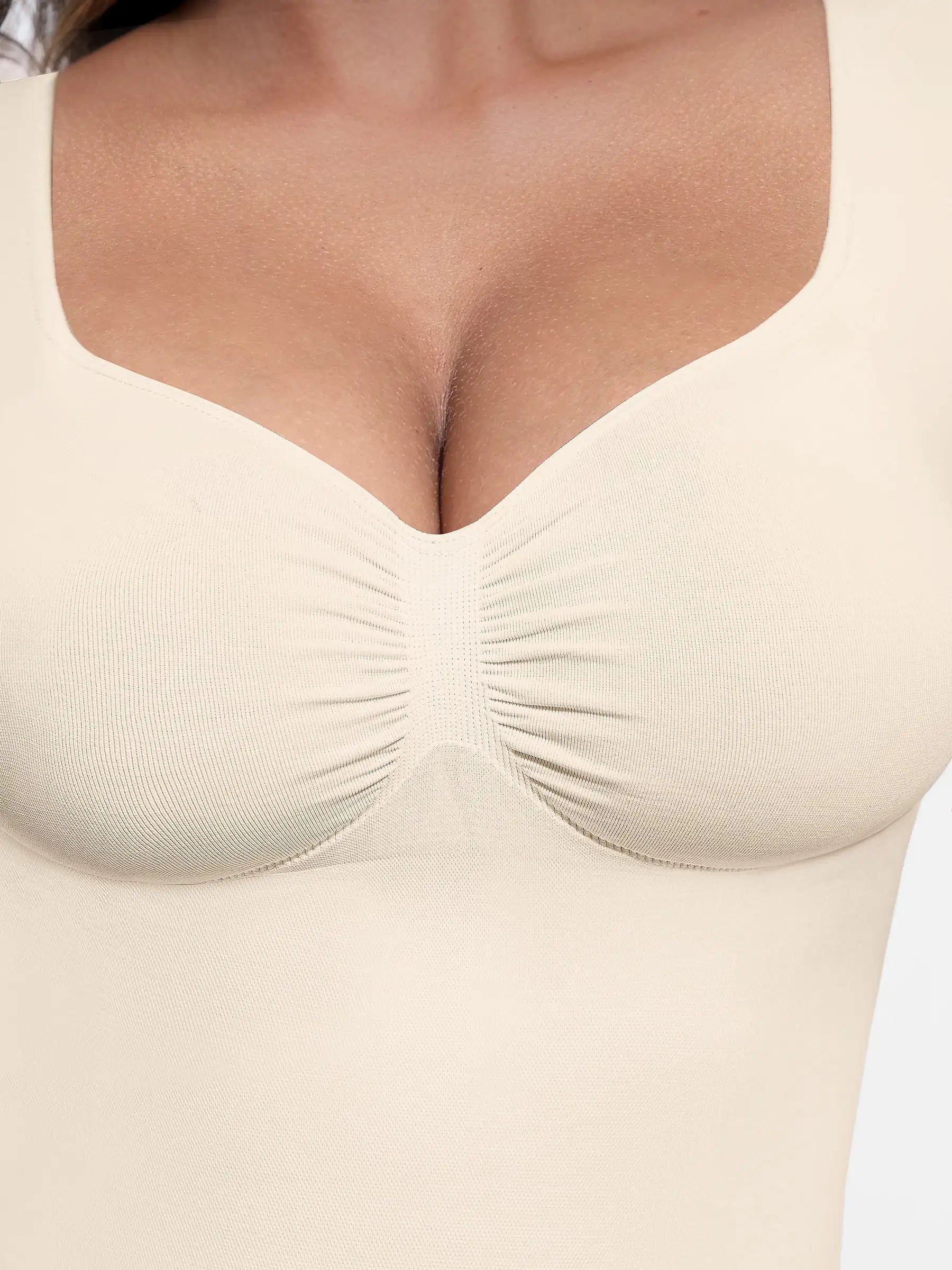 MyCurve Seamless Long Sleeve Tummy Control Thong Bodysuit