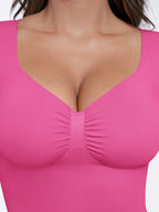 MyCurve Seamless Long Sleeve Tummy Control Thong Bodysuit