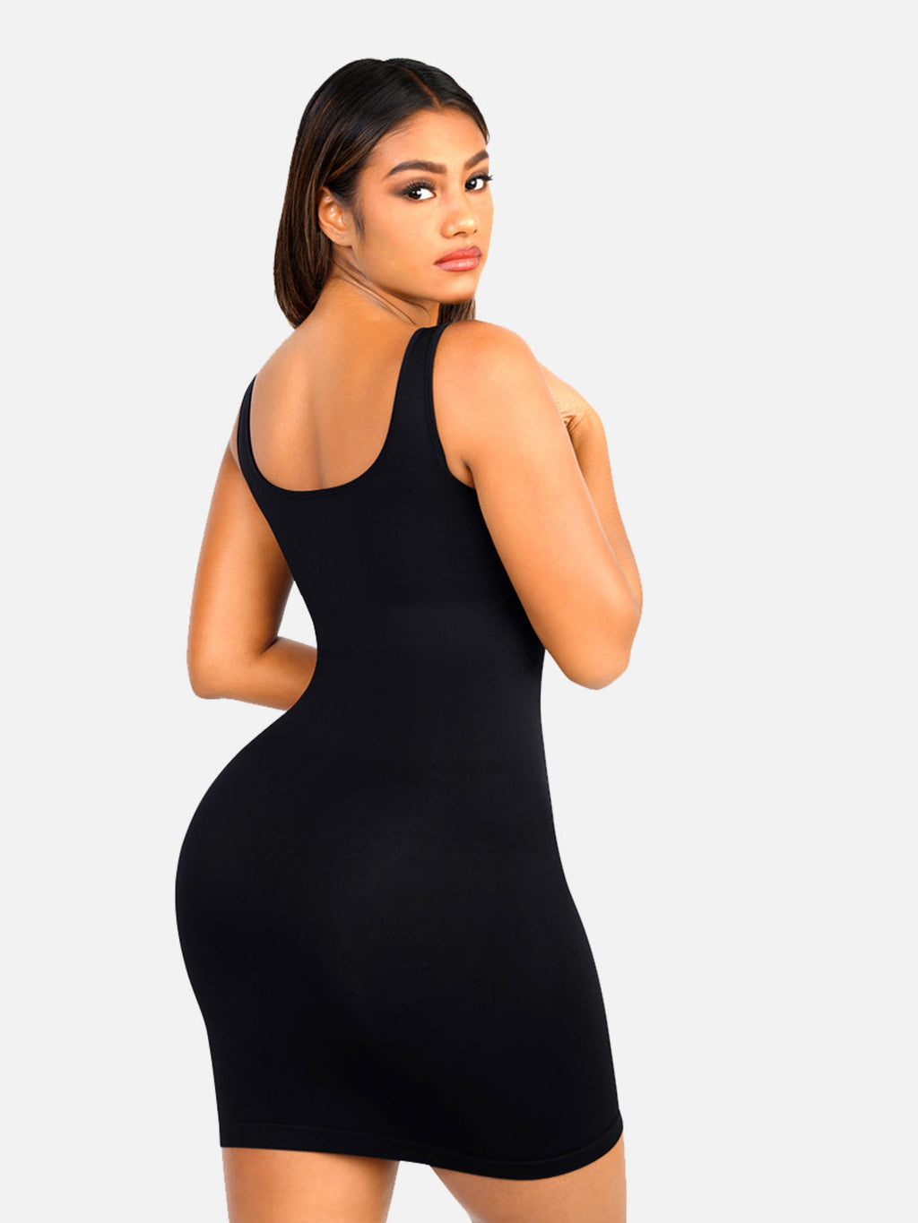 MyCurve Seamless Square Neck Shaping Dress