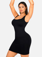 MyCurve Seamless Square Neck Shaping Dress