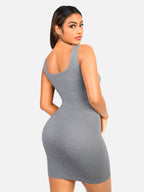 MyCurve Seamless Square Neck Shaping Dress