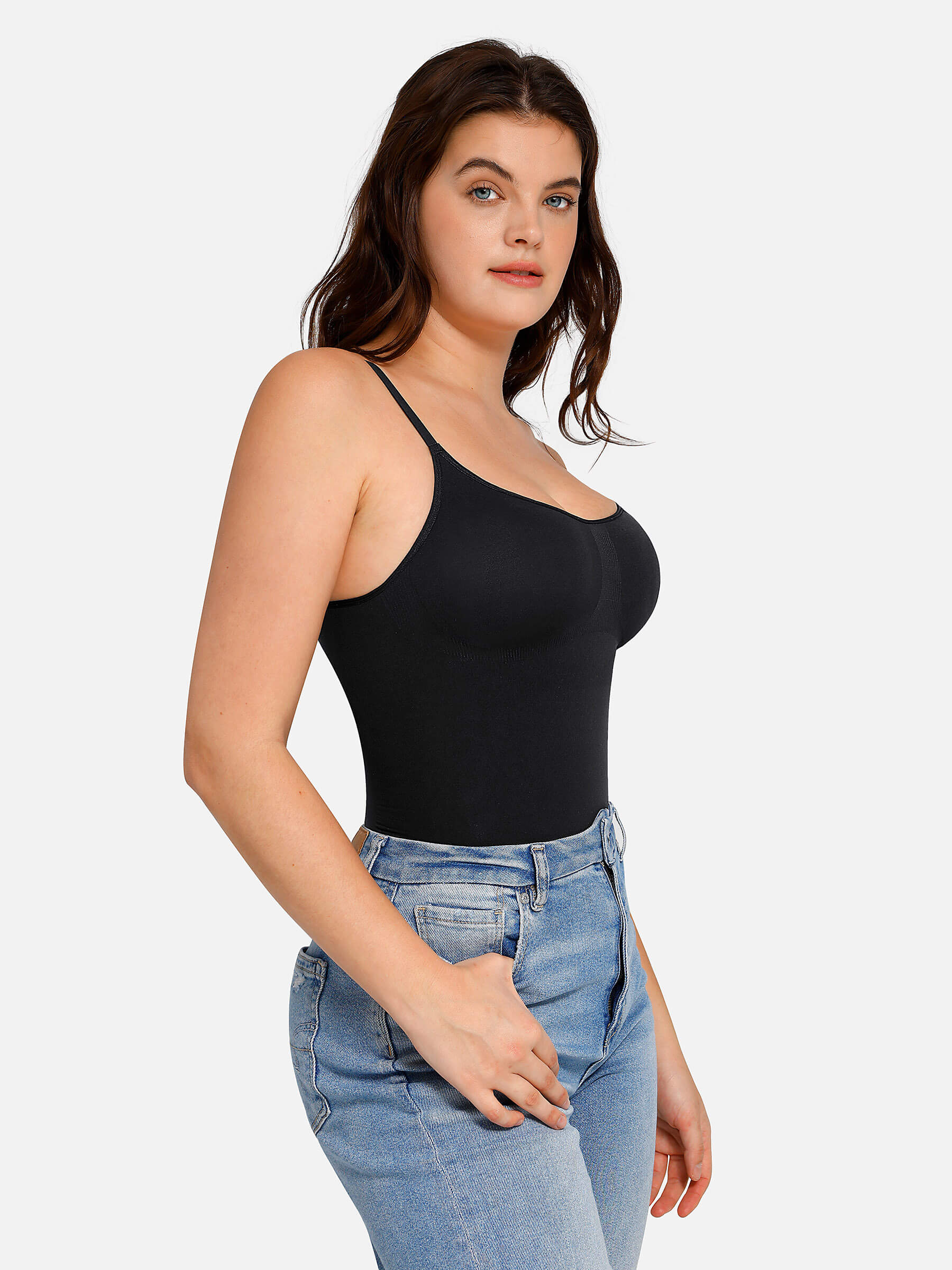 MyCurve Everyday Wear Seamless Thong Bodysuit
