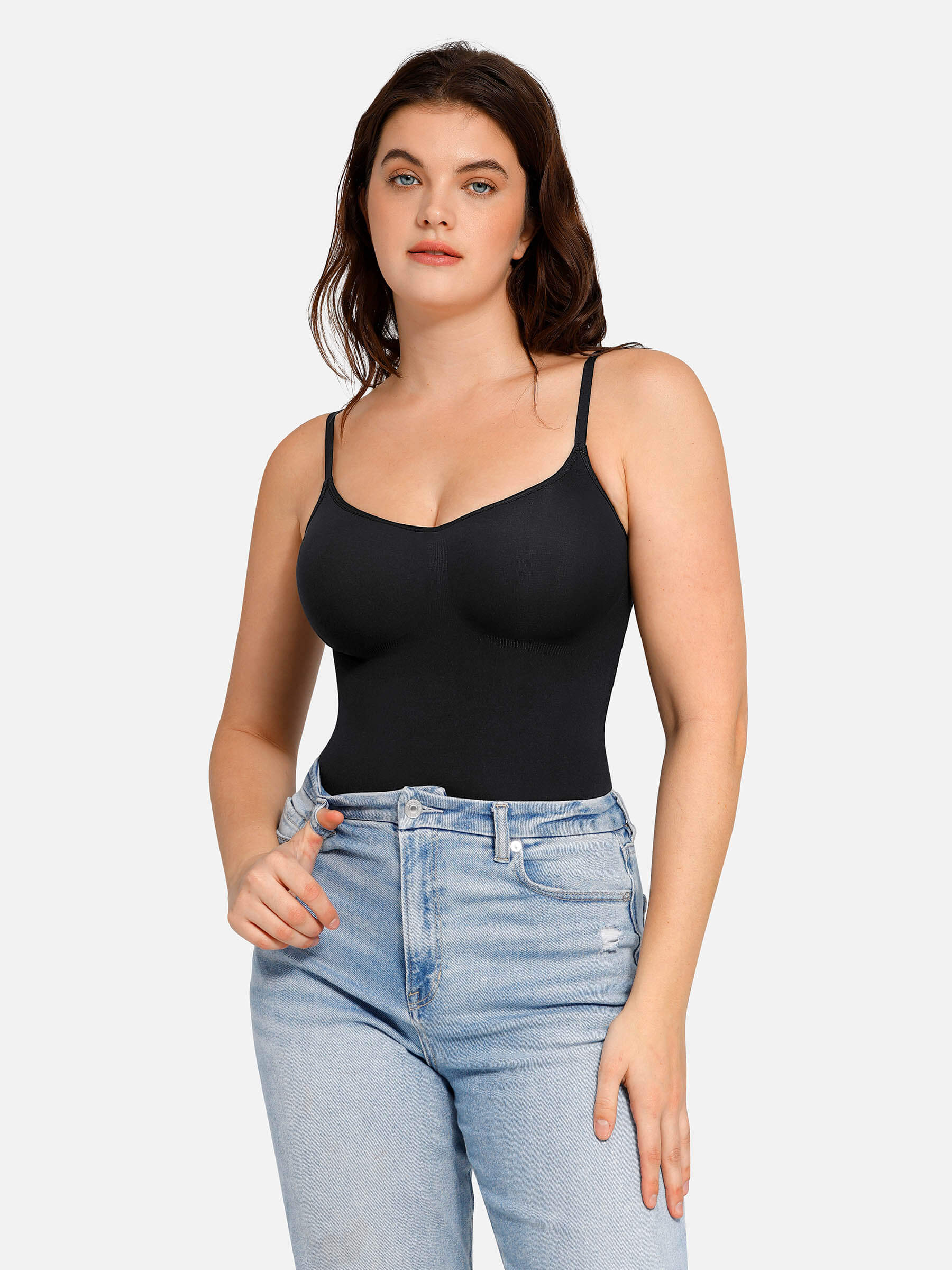 MyCurve Everyday Wear Seamless Thong Bodysuit