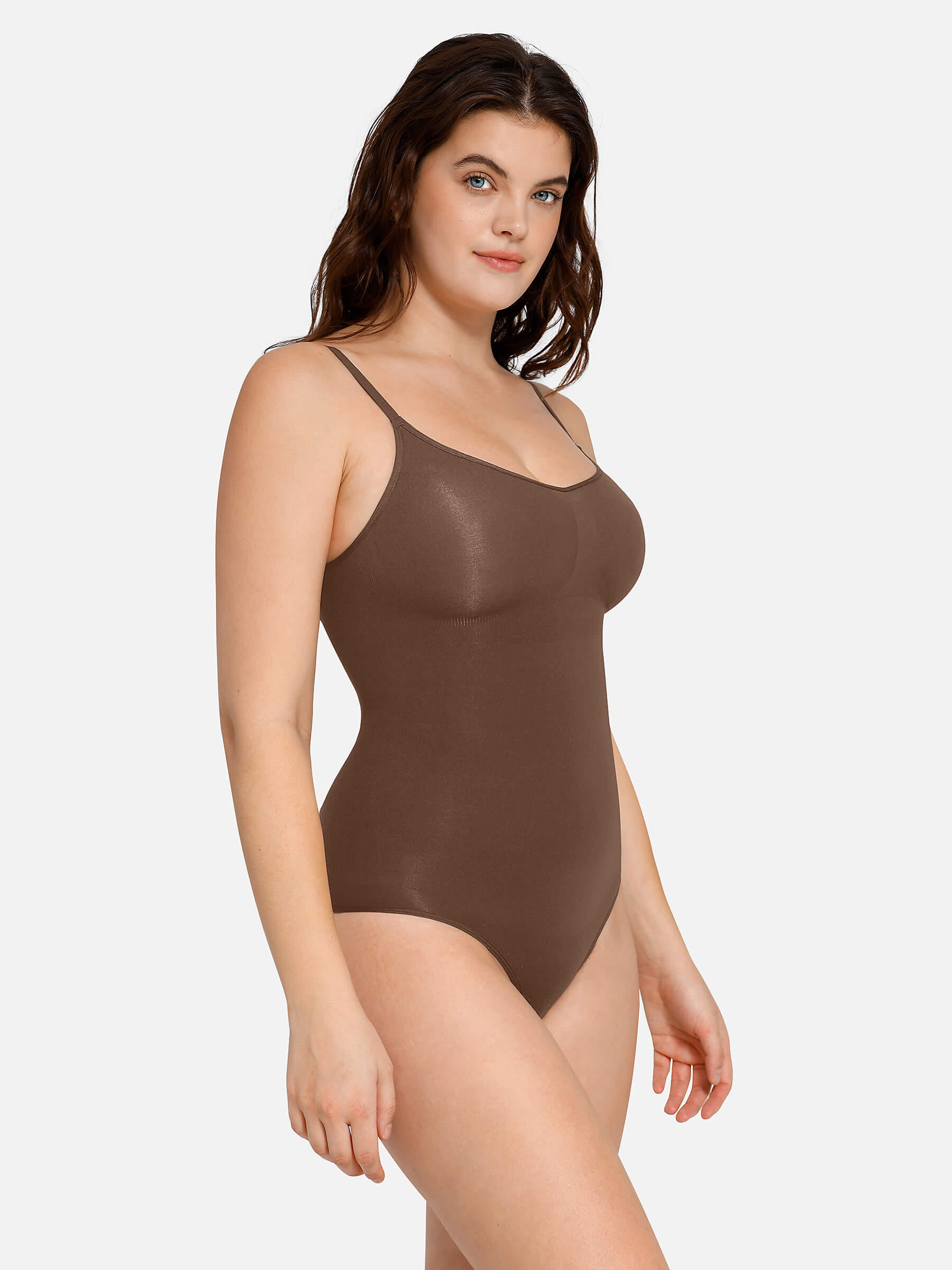 MyCurve Everyday Wear Seamless Thong Bodysuit