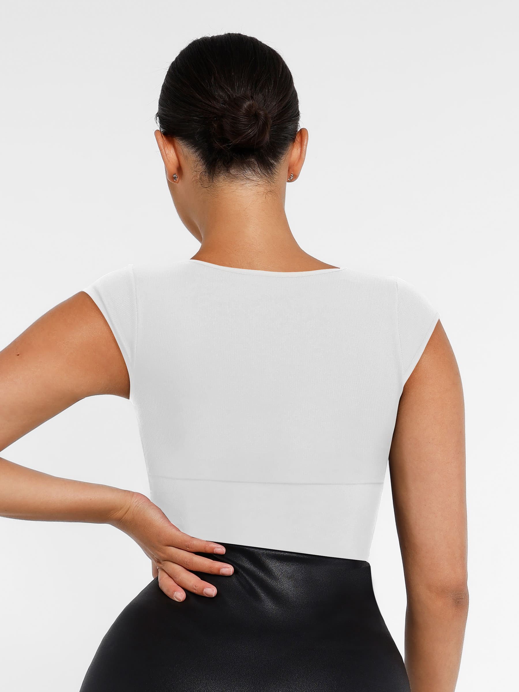 MyCurve Bodysuit Tummy Control Shapewear Body Shaper Jumpsuit Top Going Out Shirt