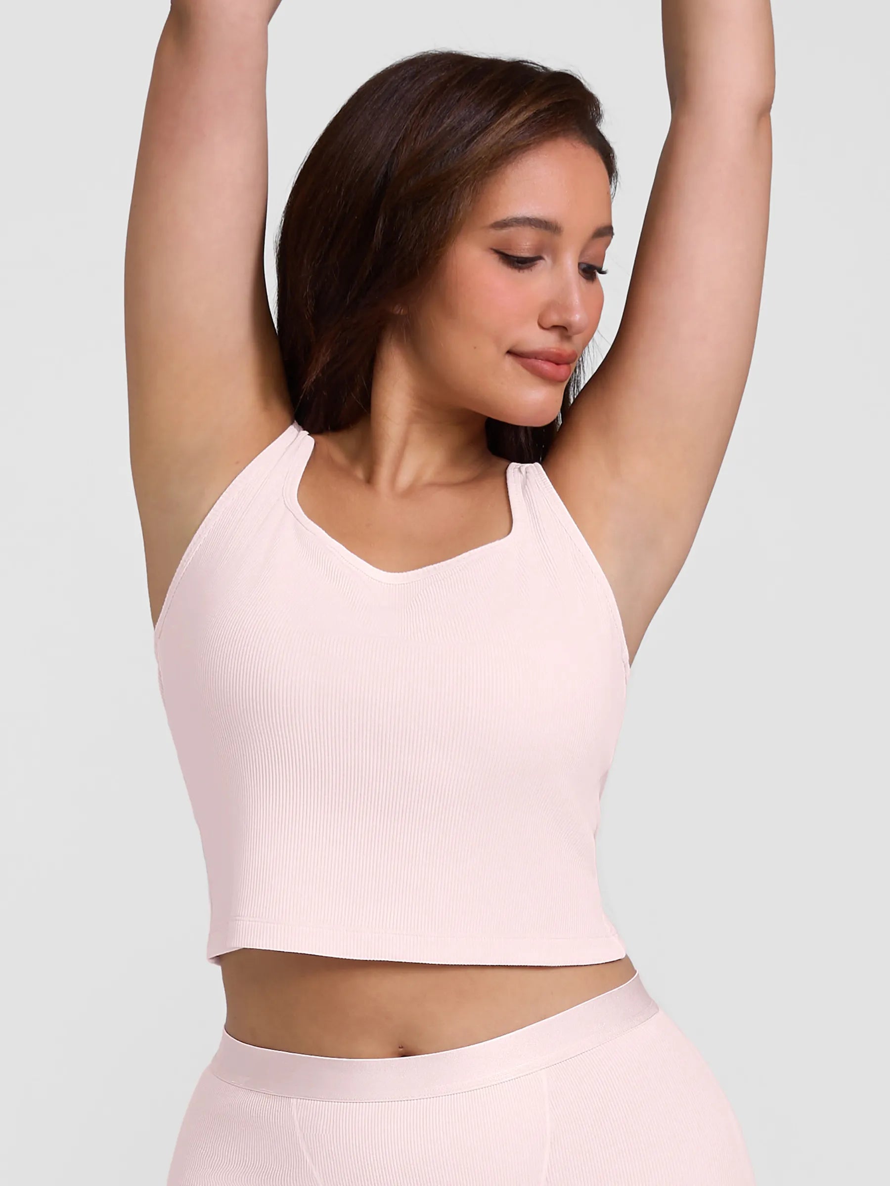 MyCurve Breathable Ribbed Sleeveless Tank Top