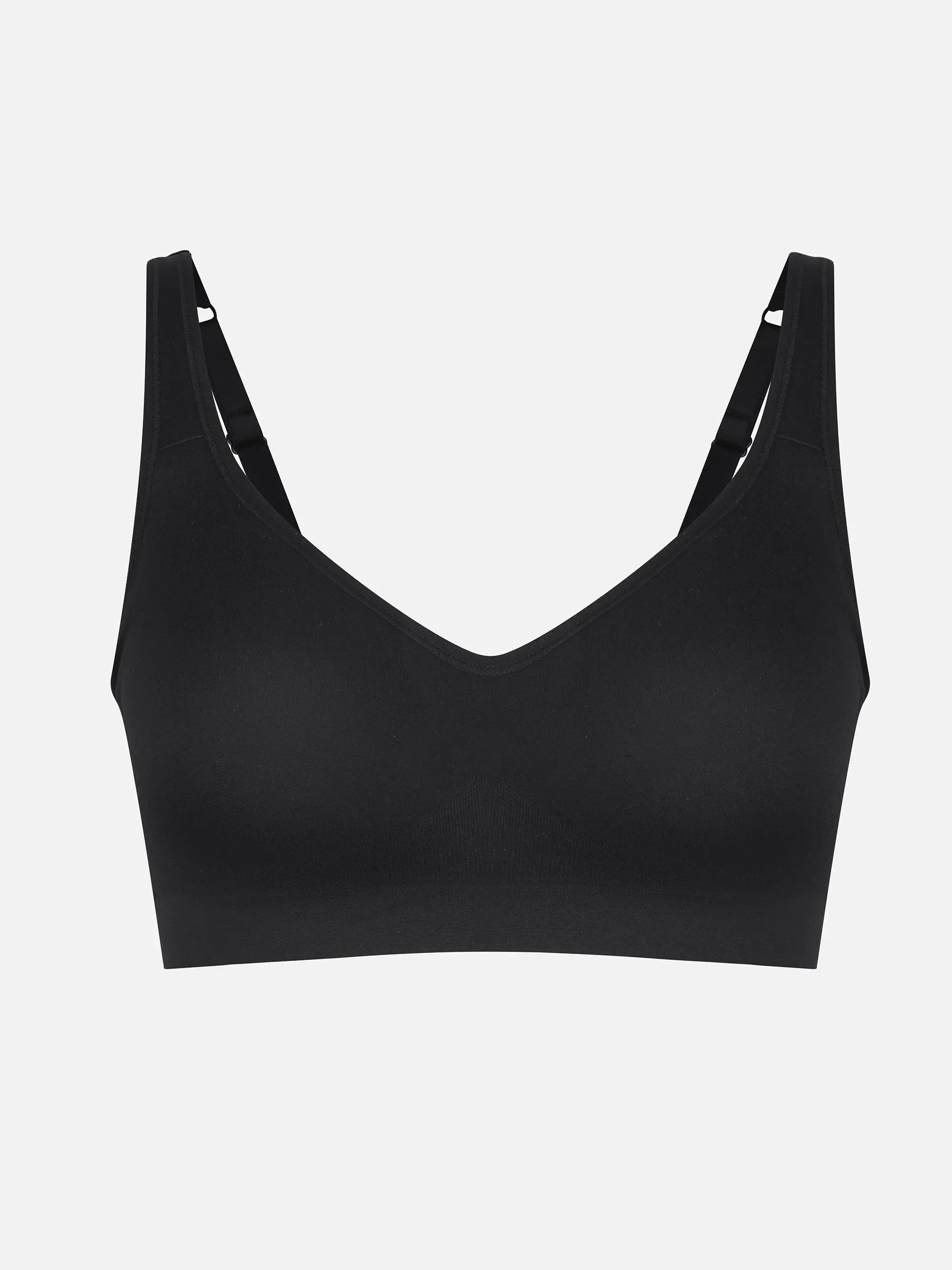 MyCurve Built-in Soft Cups Full Coverage Wireless Bra
