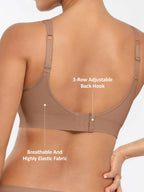 MyCurve Built-in Soft Cups Full Coverage Wireless Bra