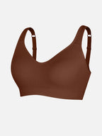 MyCurve Built-in Soft Cups Full Coverage Wireless Bra