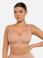 MyCurve Built-in Soft Cups Full Coverage Wireless Bra