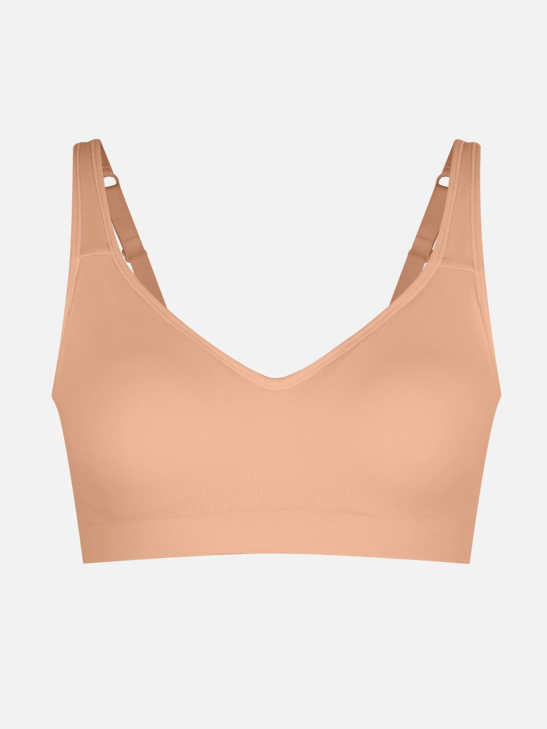 MyCurve Built-in Soft Cups Full Coverage Wireless Bra
