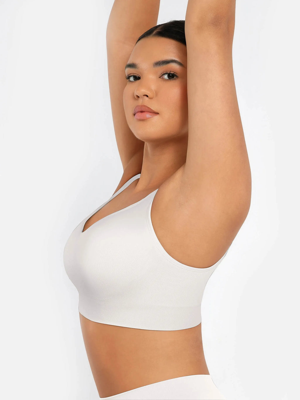 MyCurve Built-in Soft Cups Full Coverage Wireless Bra