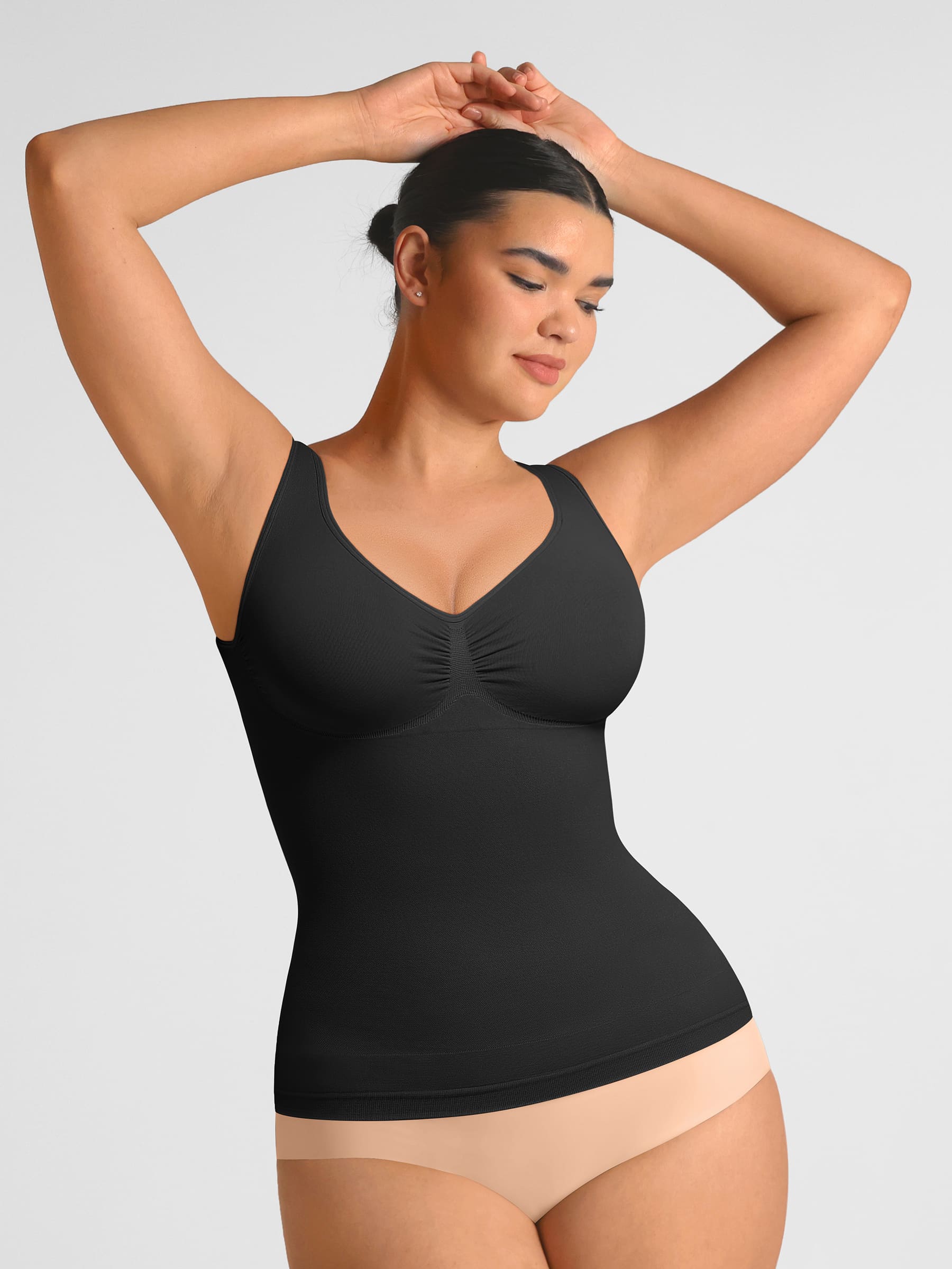 MyCurve Bust Support Waist and Abdomen Control Shape  Wide Straps Tank Top