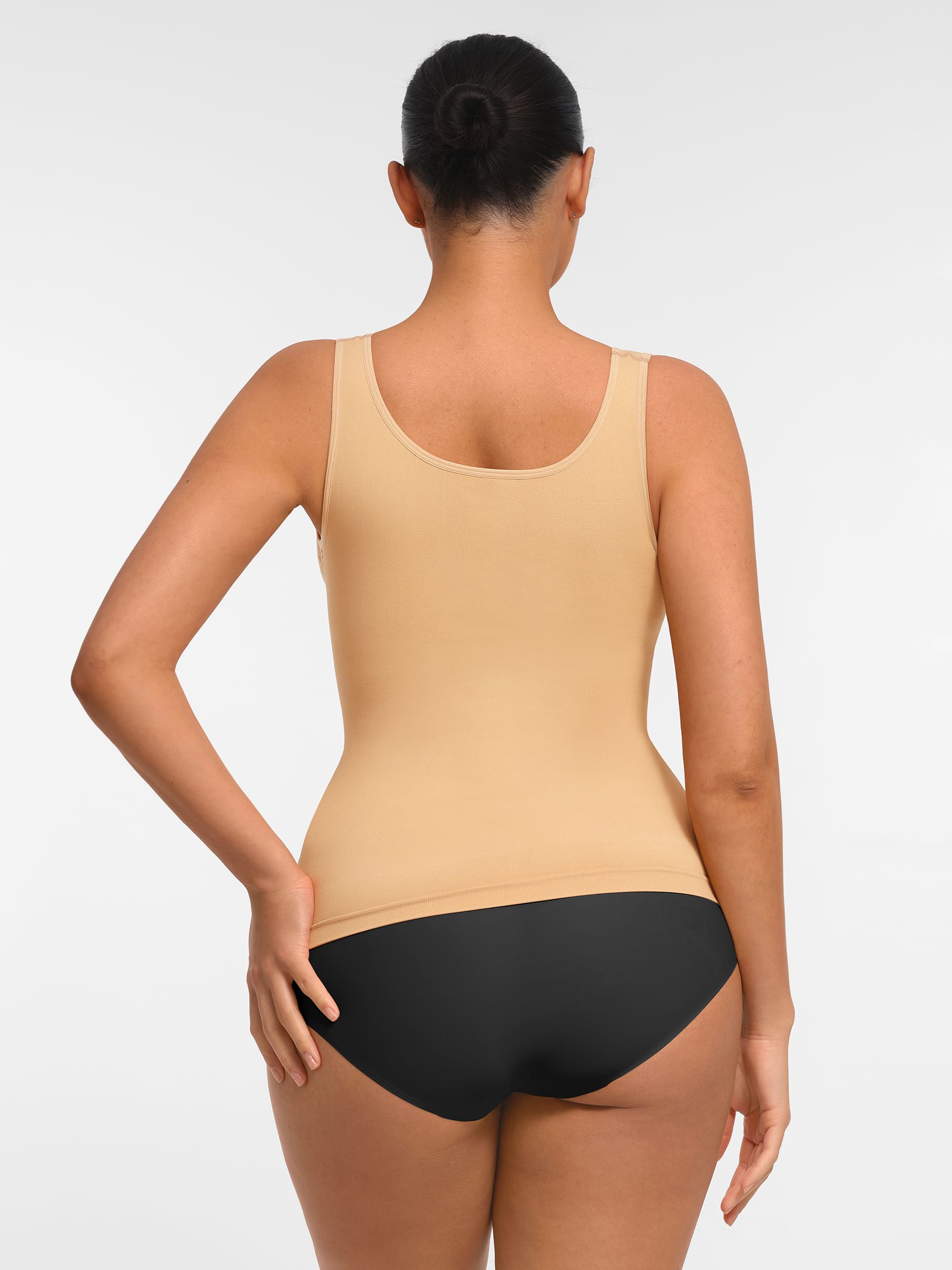 MyCurve Bust Support Waist and Abdomen Control Shape  Wide Straps Tank Top