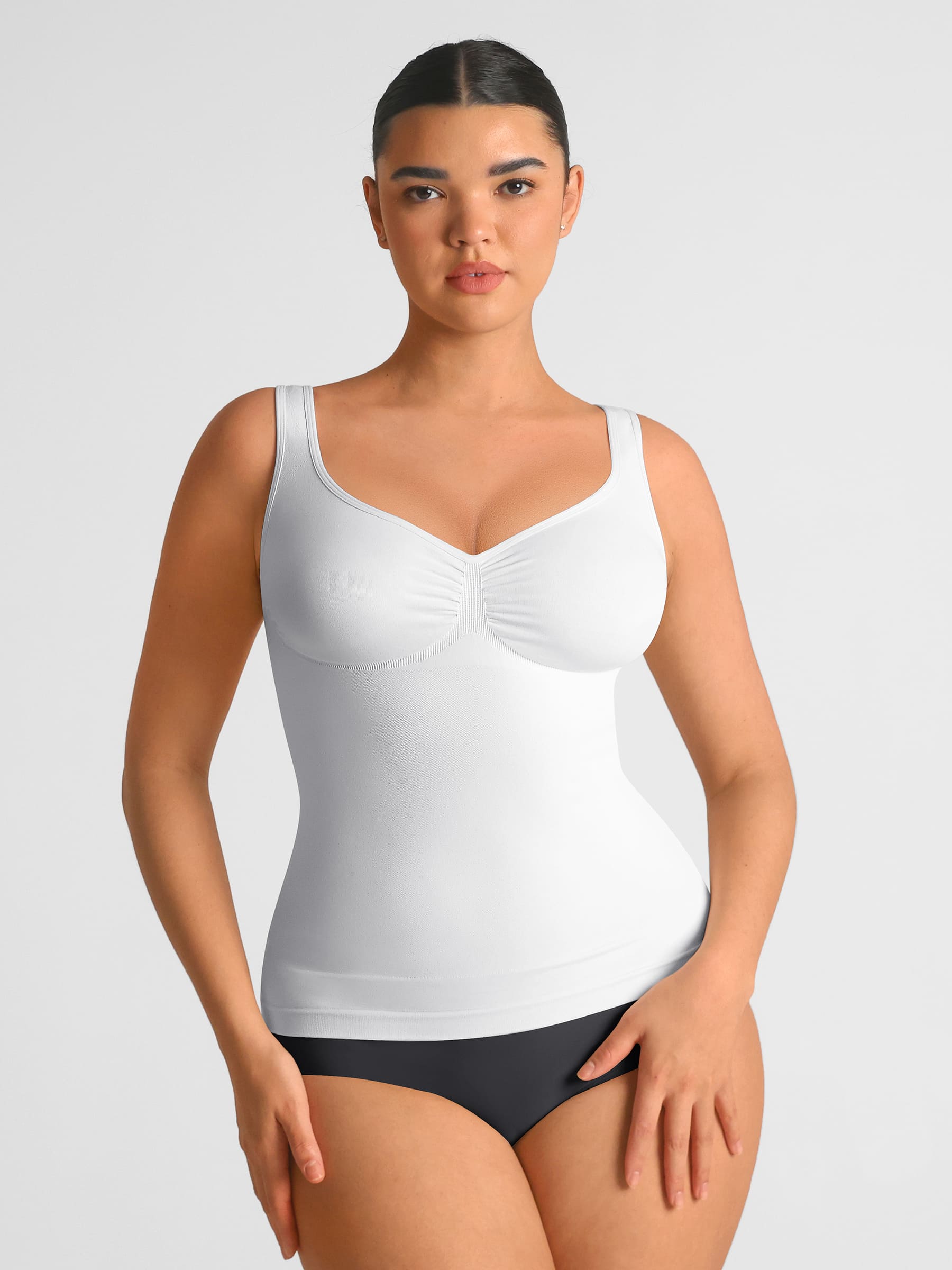 MyCurve Bust Support Waist and Abdomen Control Shape  Wide Straps Tank Top