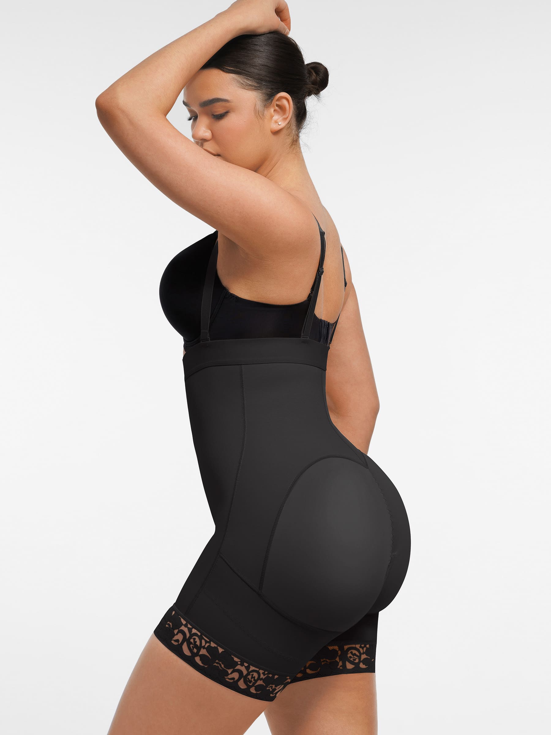 MyCurve Butt Lifting Body Shaper with Zip Crotch Smooth Tummy Control