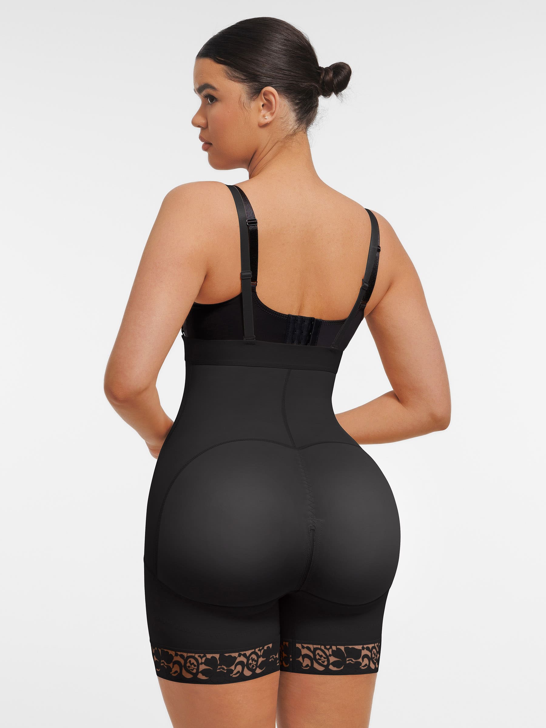 MyCurve Butt Lifting Body Shaper with Zip Crotch Smooth Tummy Control