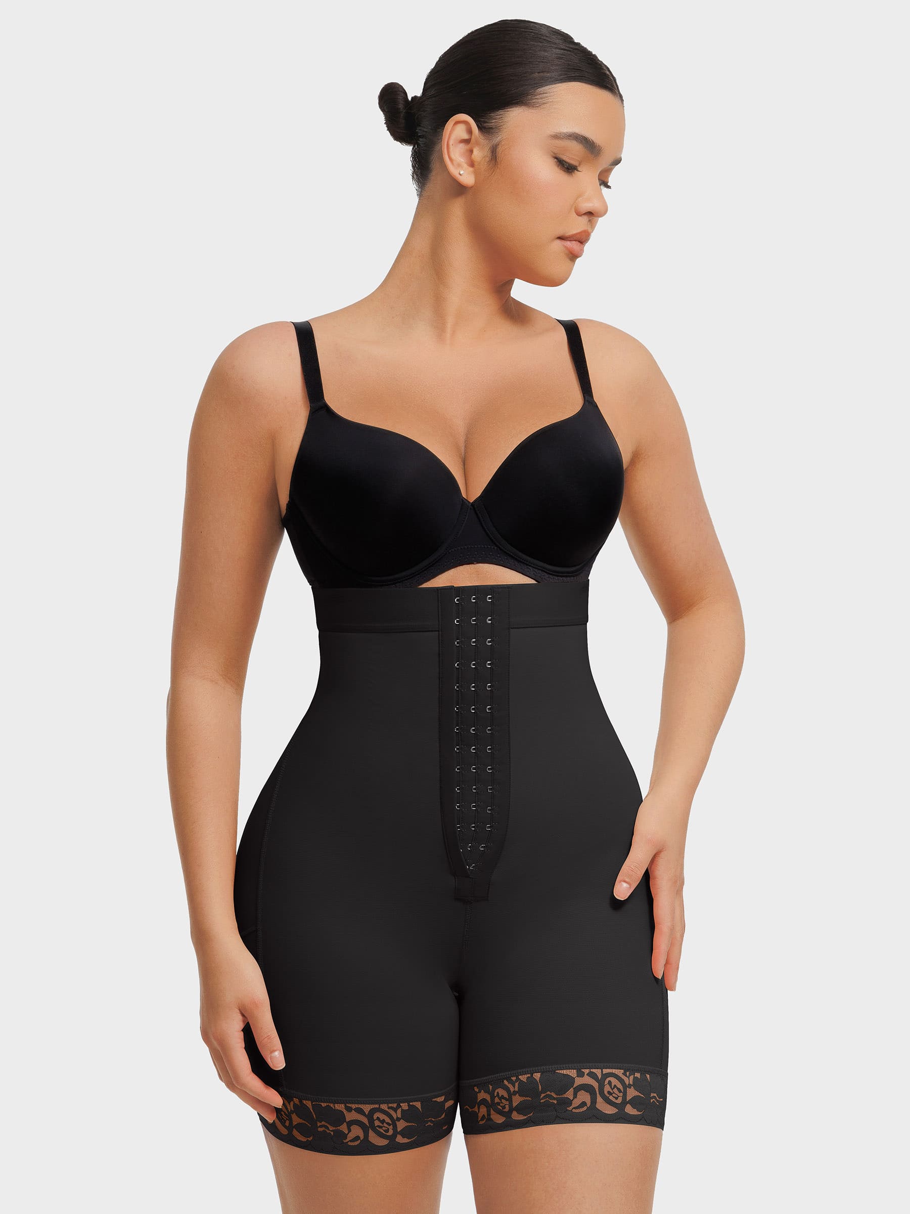 MyCurve Butt Lifting Body Shaper with Zip Crotch Smooth Tummy Control