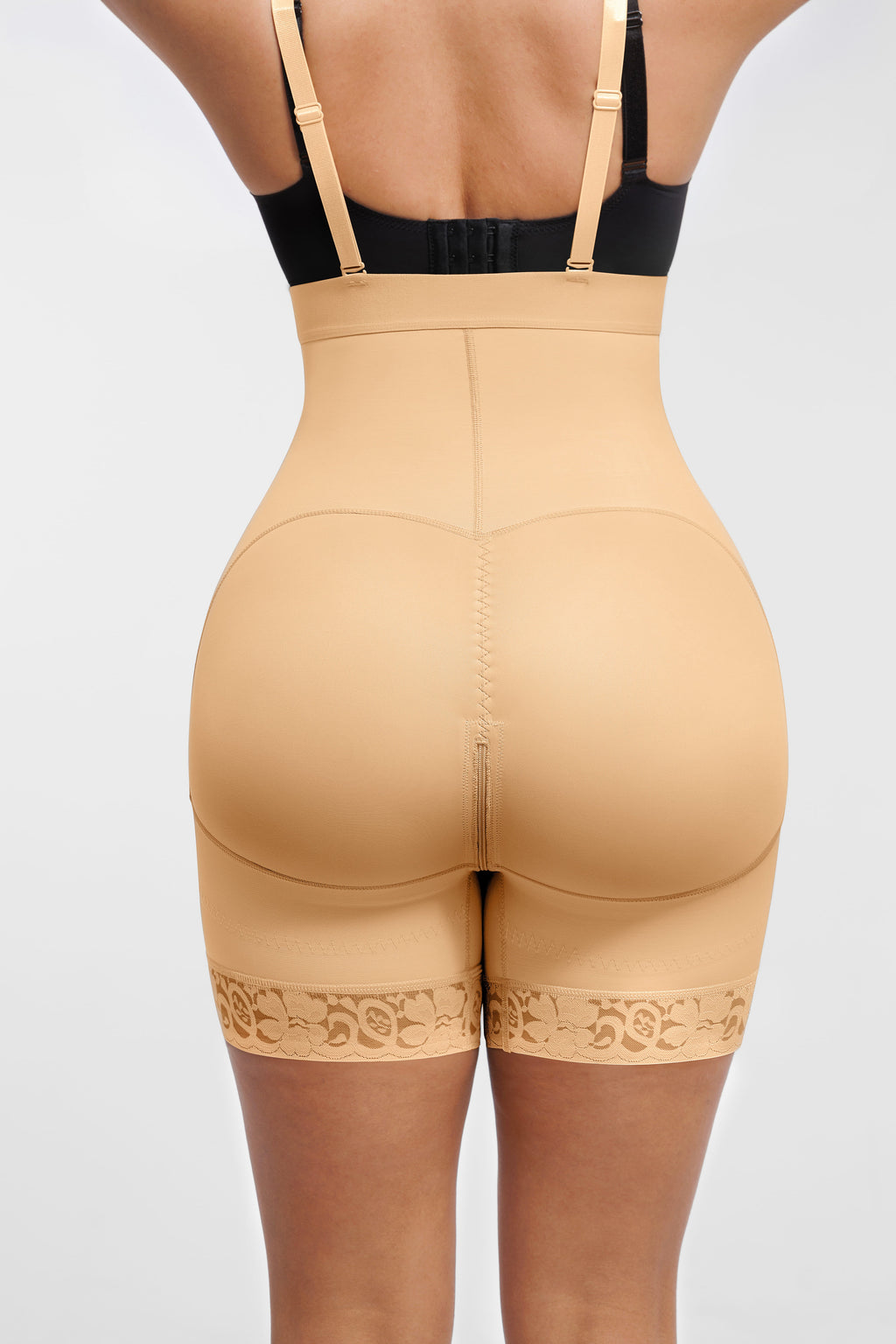 MyCurve Butt Lifting Body Shaper with Zip Crotch Smooth Tummy Control