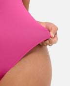 MyCurve Deep V Neck Tummy Control Shapewear Bodysuit