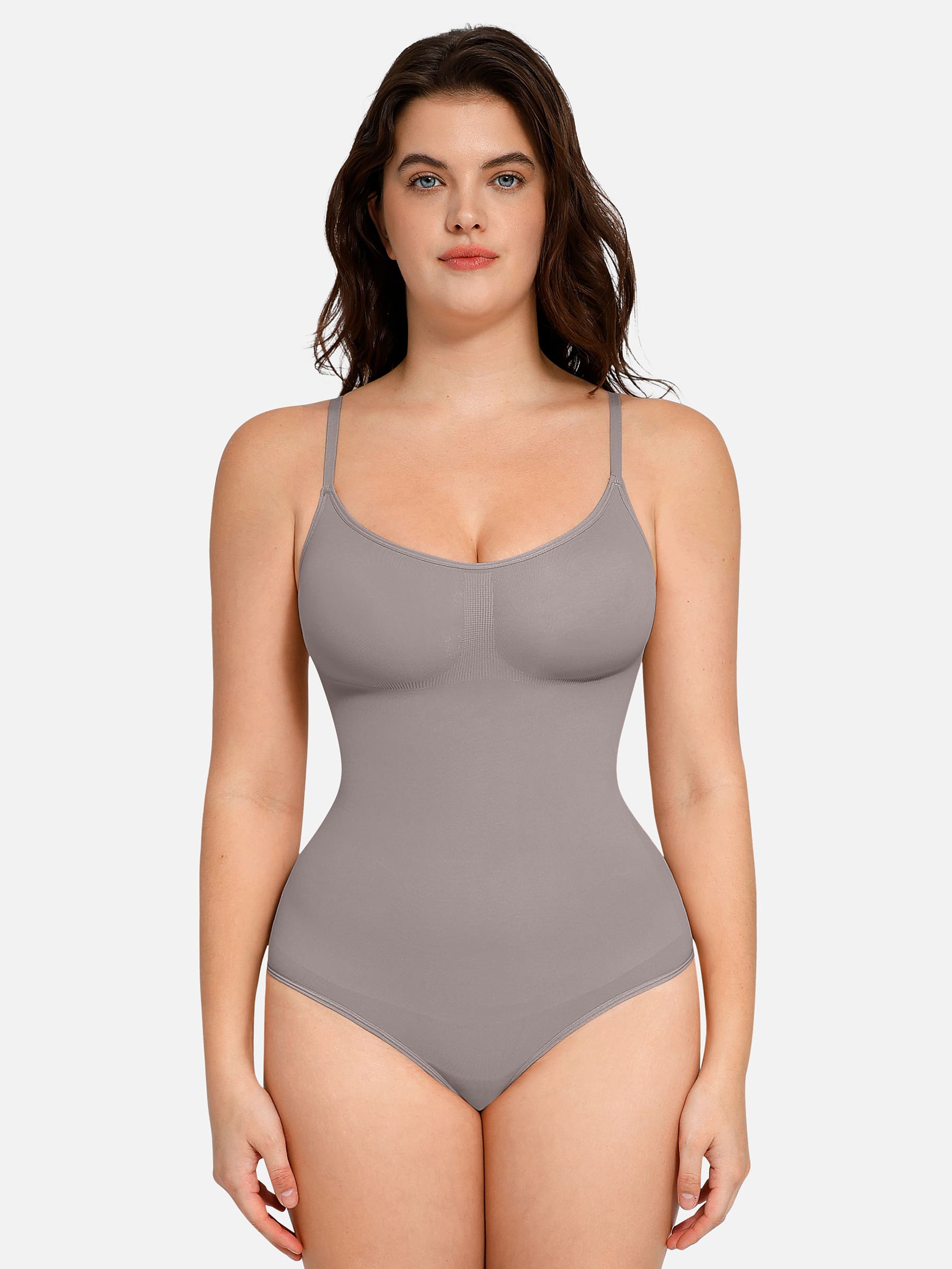 MyCurve Everyday Wear Seamless Thong Bodysuit
