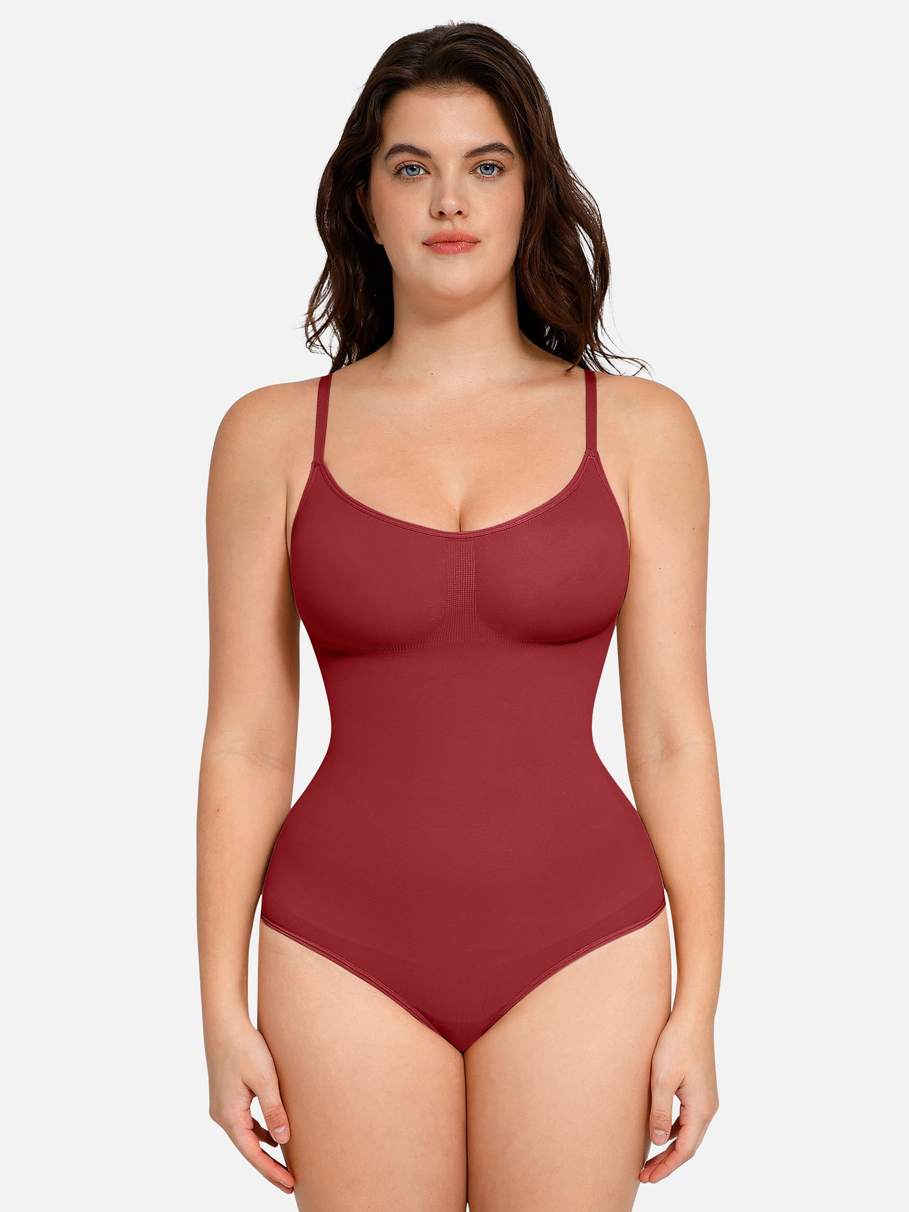 MyCurve Everyday Wear Seamless Thong Bodysuit