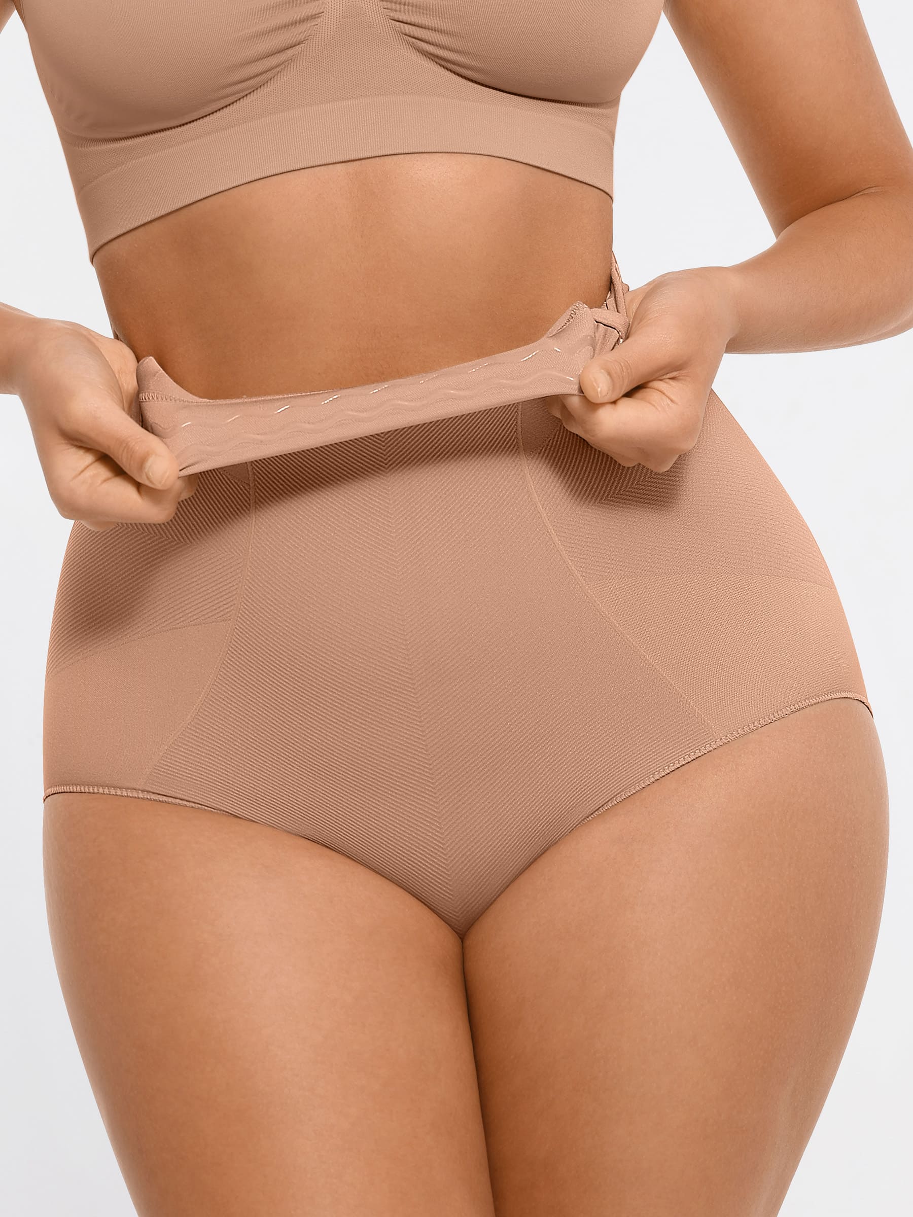 MyCurve High-Waisted Tummy Control Seamless Shapewear Briefs