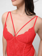 Body moldeador tipo tanga de encaje suave MyCurve