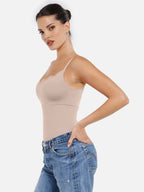 MyCurve Lace Tight-Fit Seamless Thong Shapewear Bodysuit