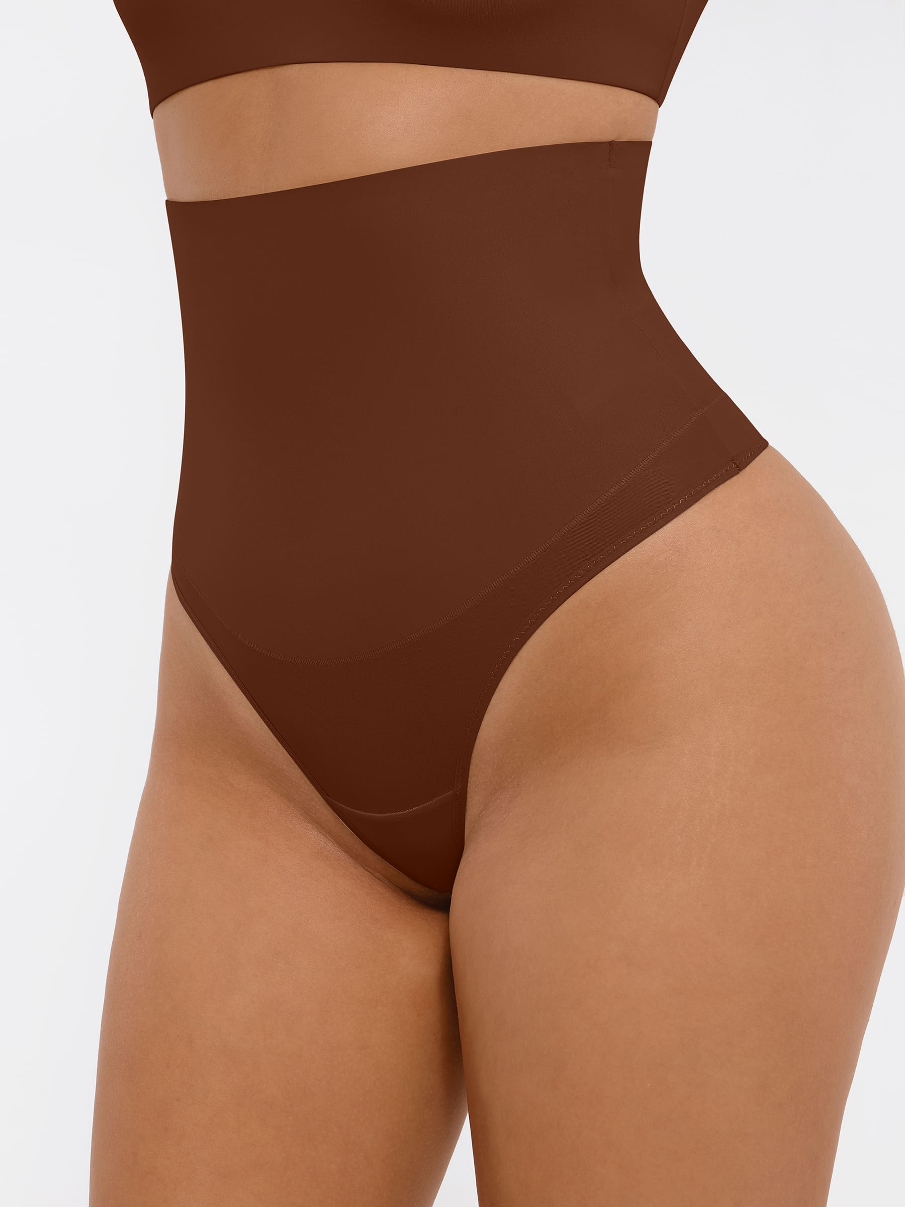 MyCurve Mid-Waisted Thong Tummy Control Shaper Panties