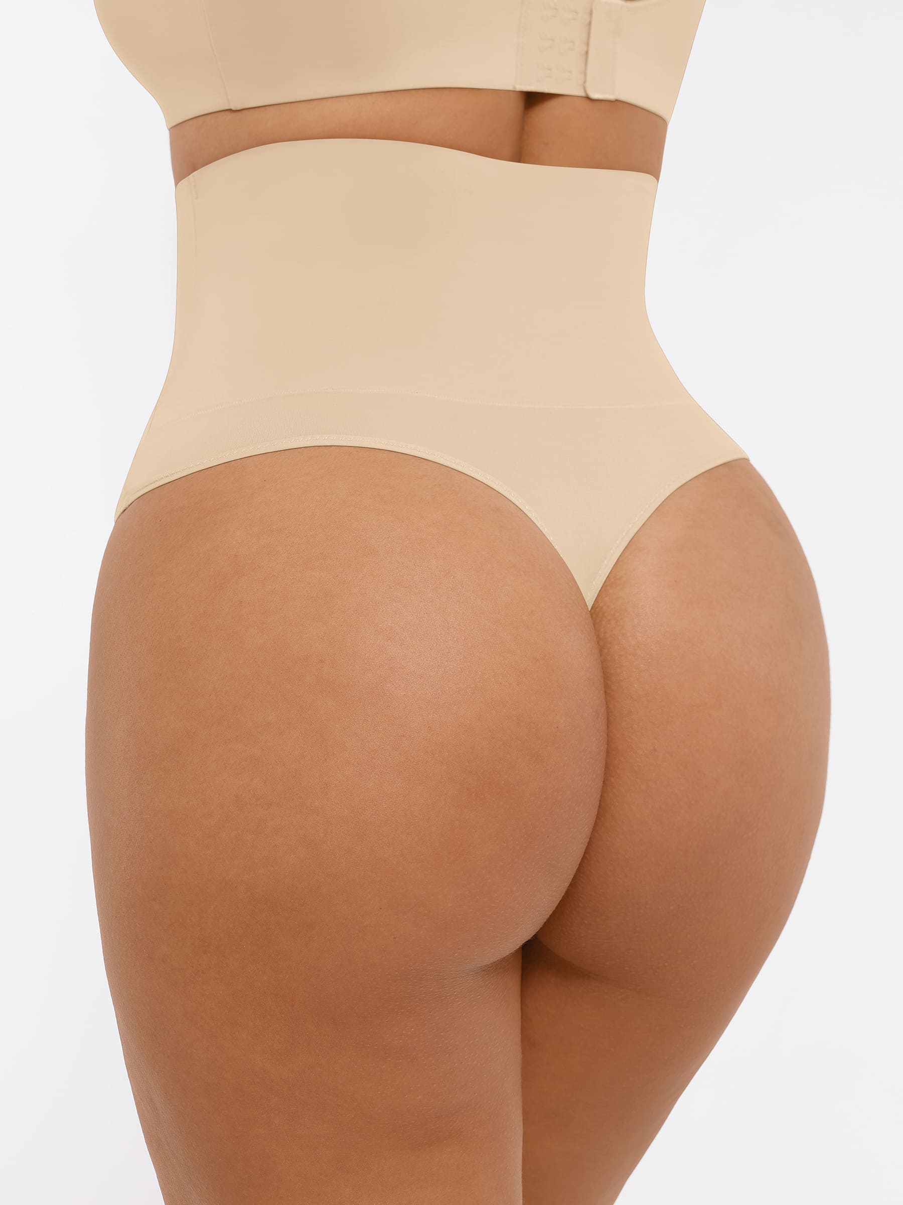 MyCurve Mid-Waisted Thong Tummy Control Shaper Panties