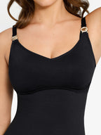 MyCurve Nursing-Friendly Seamless Eco-Friendly Shaper Dress with Removable Pads