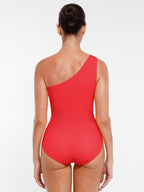 Traje de baño MyCurve de un solo hombro con control de abdomen y aberturas