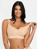 MyCurve Post Surgery Full Coverage Compression Surgical Front Closure Mastectomy Bra
