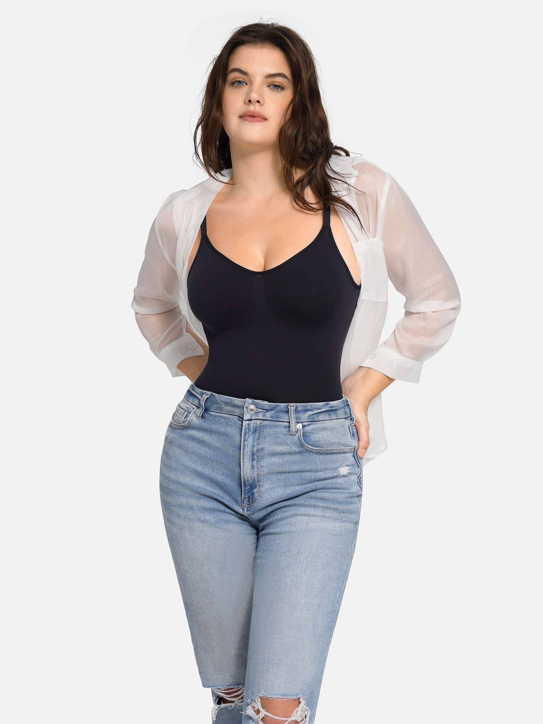 MyCurve Seamless Boyshort Shaping Bodysuit