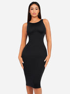 MyCurve Seamless Eco-Friendly Large U-Back Shaper Dress with Built-In Bra