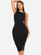 MyCurve Seamless Eco-Friendly Large U-Back Shaper Dress with Built-In Bra