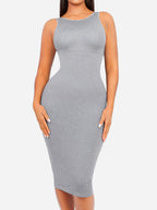 MyCurve Seamless Eco-Friendly Large U-Back Shaper Dress with Built-In Bra