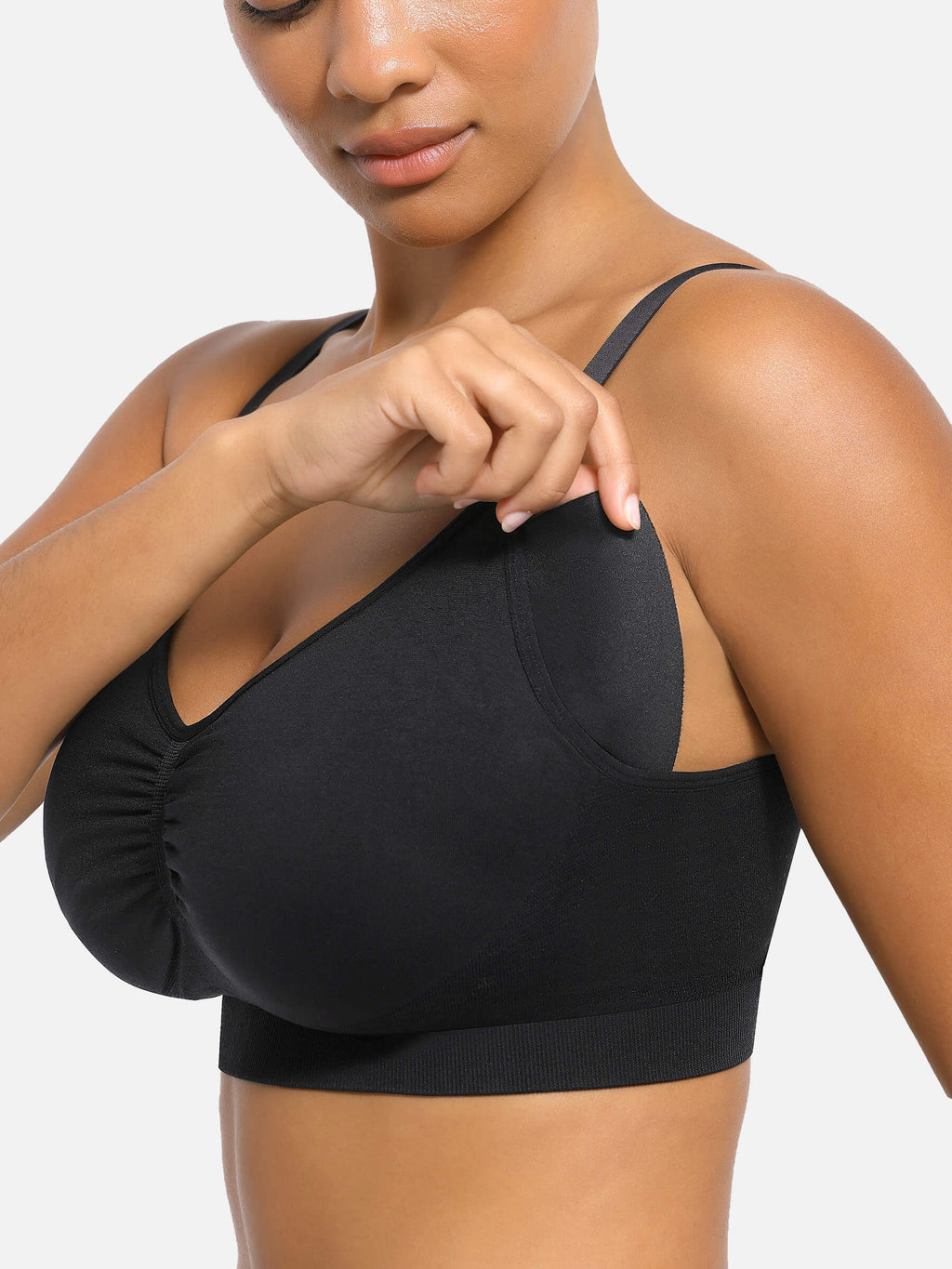 Conjunto de sujetador MyCurve Seamless Everyday con relleno suave incorporado