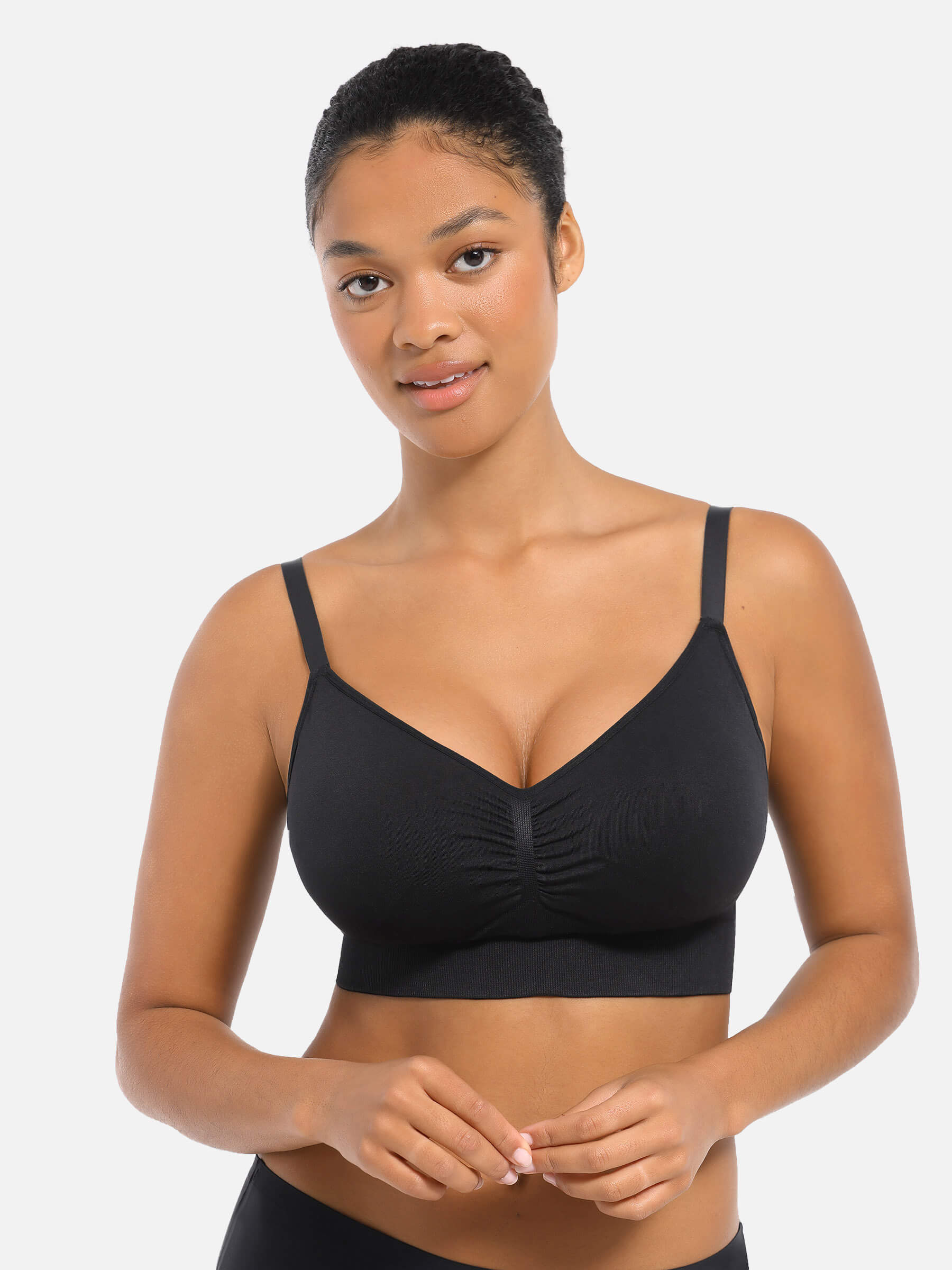 MyCurve Seamless Everyday Bra with Built-In Soft Padding