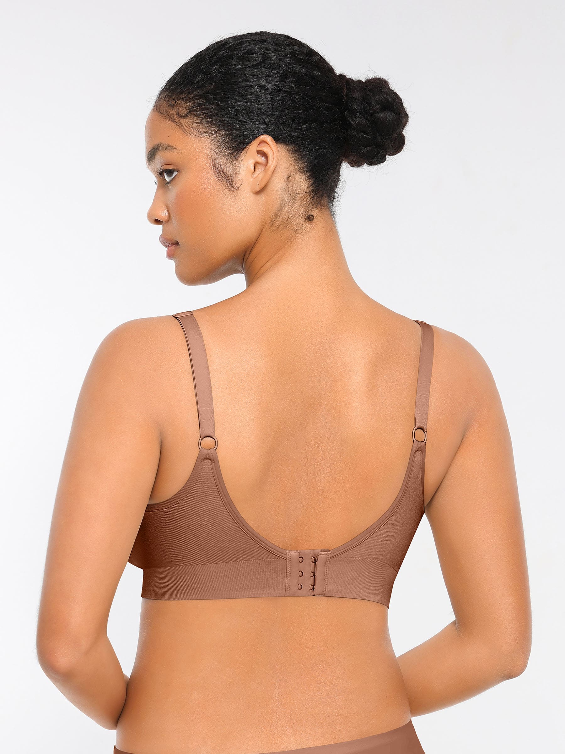 Conjunto de sujetador MyCurve Seamless Everyday con relleno suave incorporado