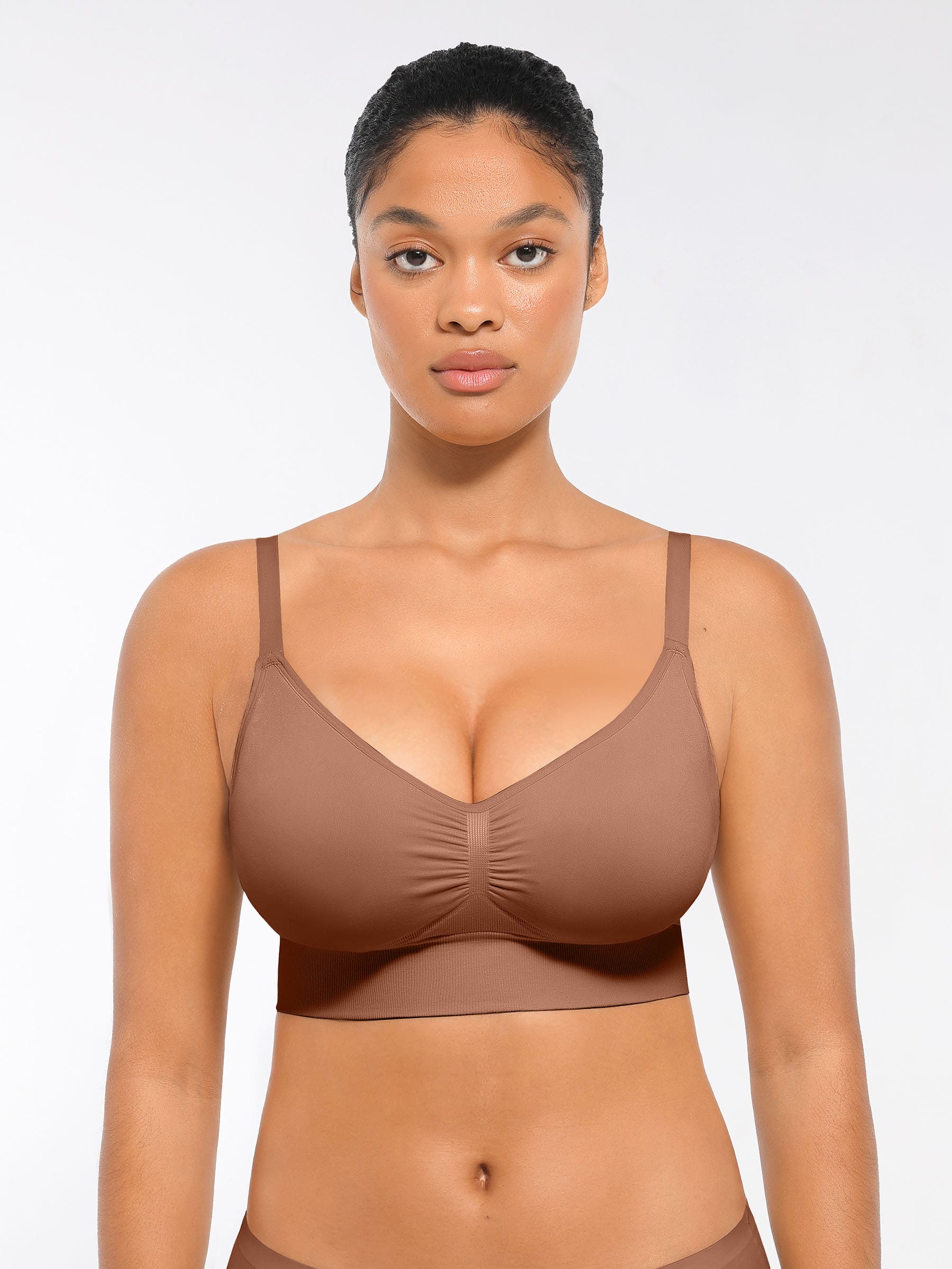 MyCurve Seamless Everyday Bra with Built-In Soft Padding